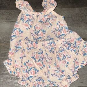 Floral Baby Romper Set